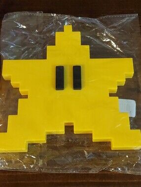 Never Opened Super Mario Bros Super Star Christmas Tree Topper